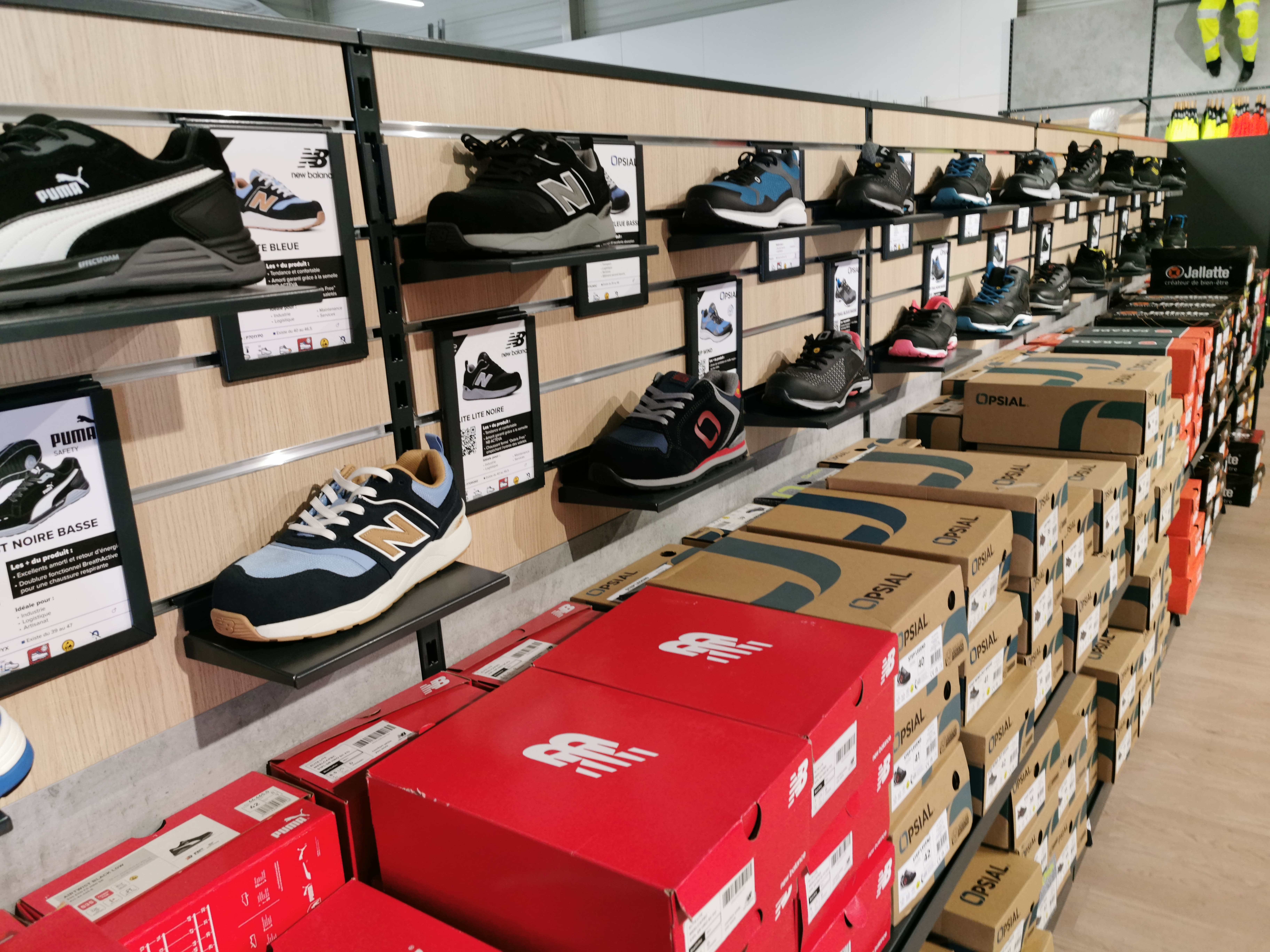 Rayon chaussures de sécurité